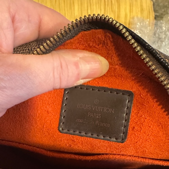 EUC Louis Vuitton Damier Ebene Canvas Ipanema PM Crossbody Bag - Picture 7 of 15